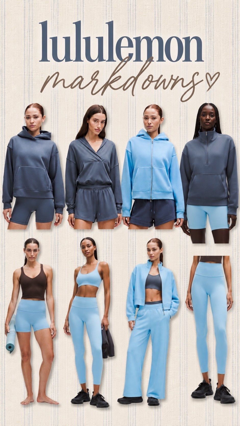 Here’s what’s new to markdowns at @lululemon 🩵