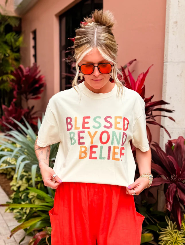 Blessed Beyond Belief Tee | Worthy Wear