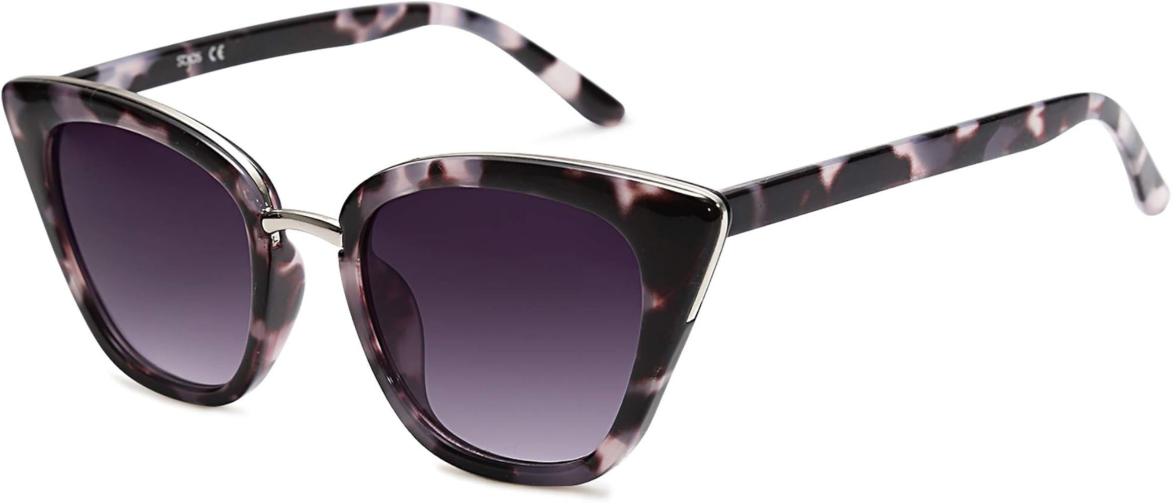 SOJOS Cat Eye Designer Sunglasses Fashion UV400 Protection Glasses SJ2052 | Amazon (US)