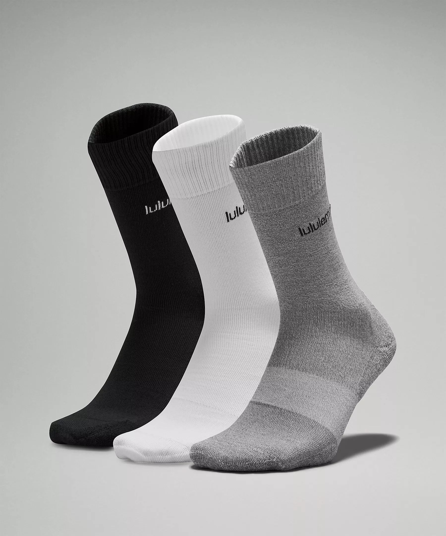 Men's Daily Stride Comfort Crew Sock *3 Pack | Men's Socks | lululemon | lululemon (CA)