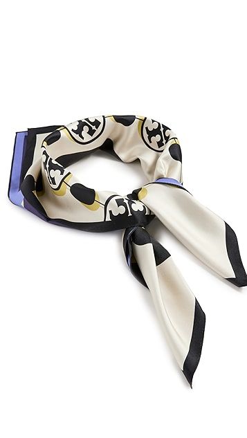 3-D T Monogram Double Sided Silk Square Scarf | Shopbop