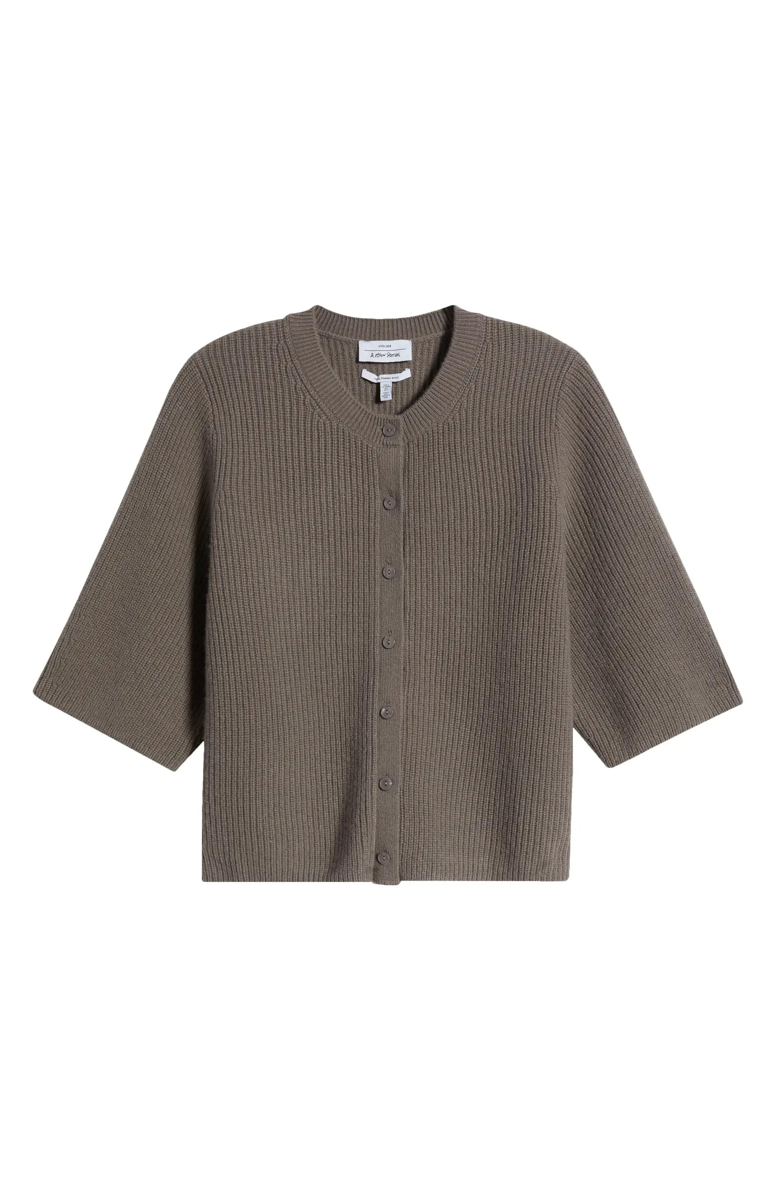 & Other Stories Wool Rib Cardigan | Nordstrom | Nordstrom