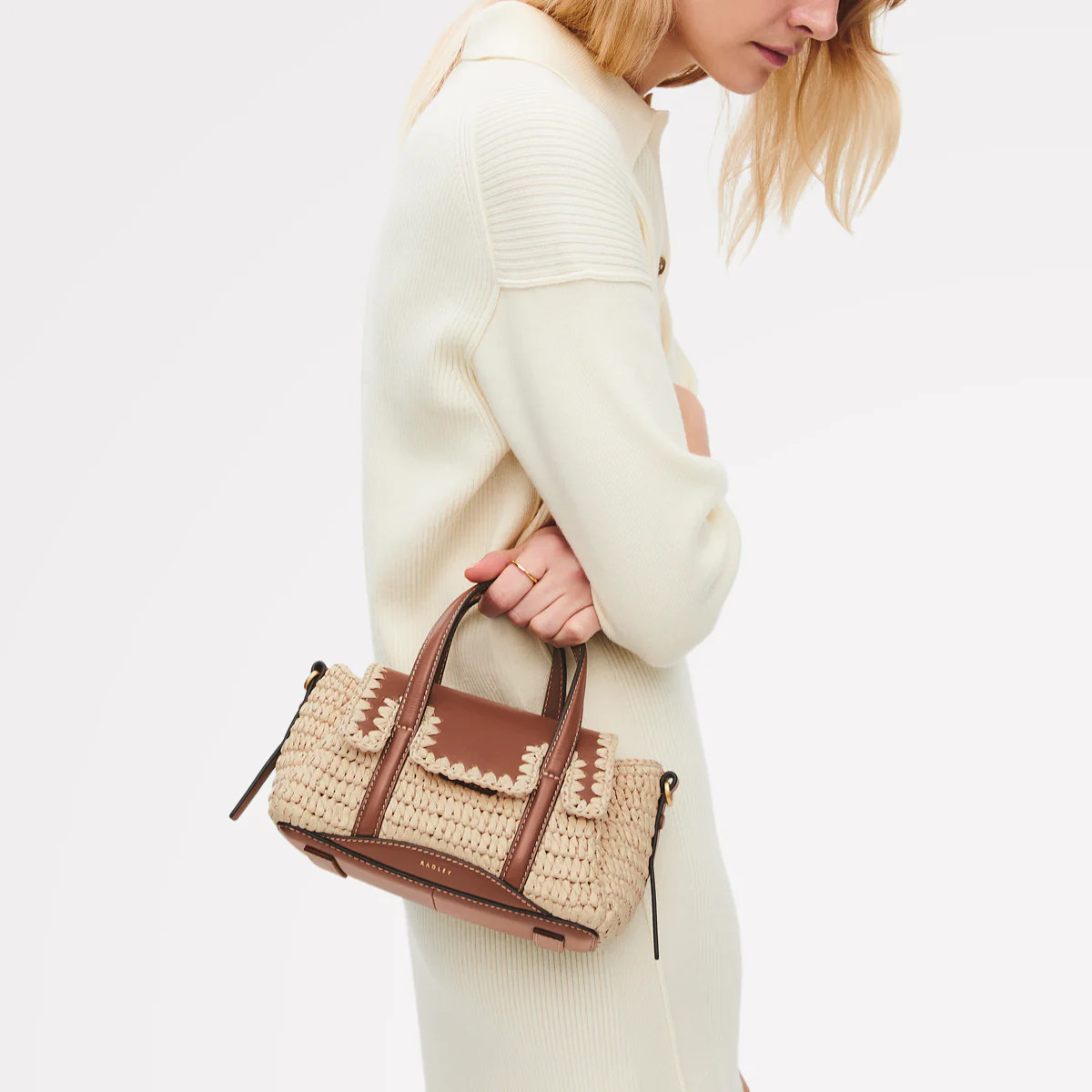 Natural Small Flapover Grab Bag | The Chancery SS26 | Radley London | Radley