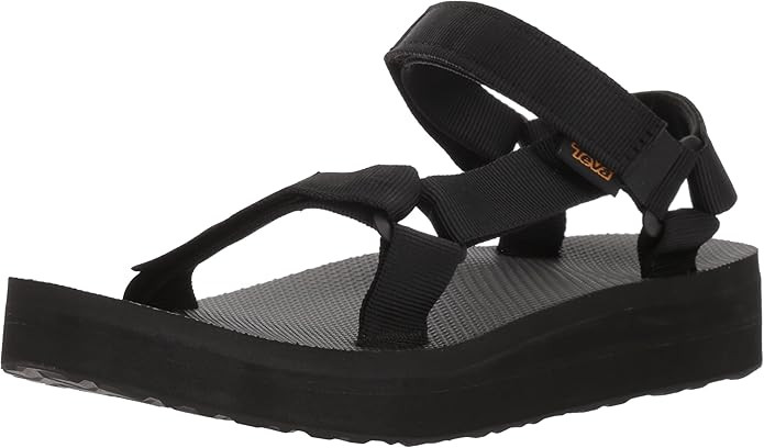 Teva womens Teva Women s MIDFORM Universal Wedge Sandal Black 07 Medium US, Black, 7 US | Amazon (US)