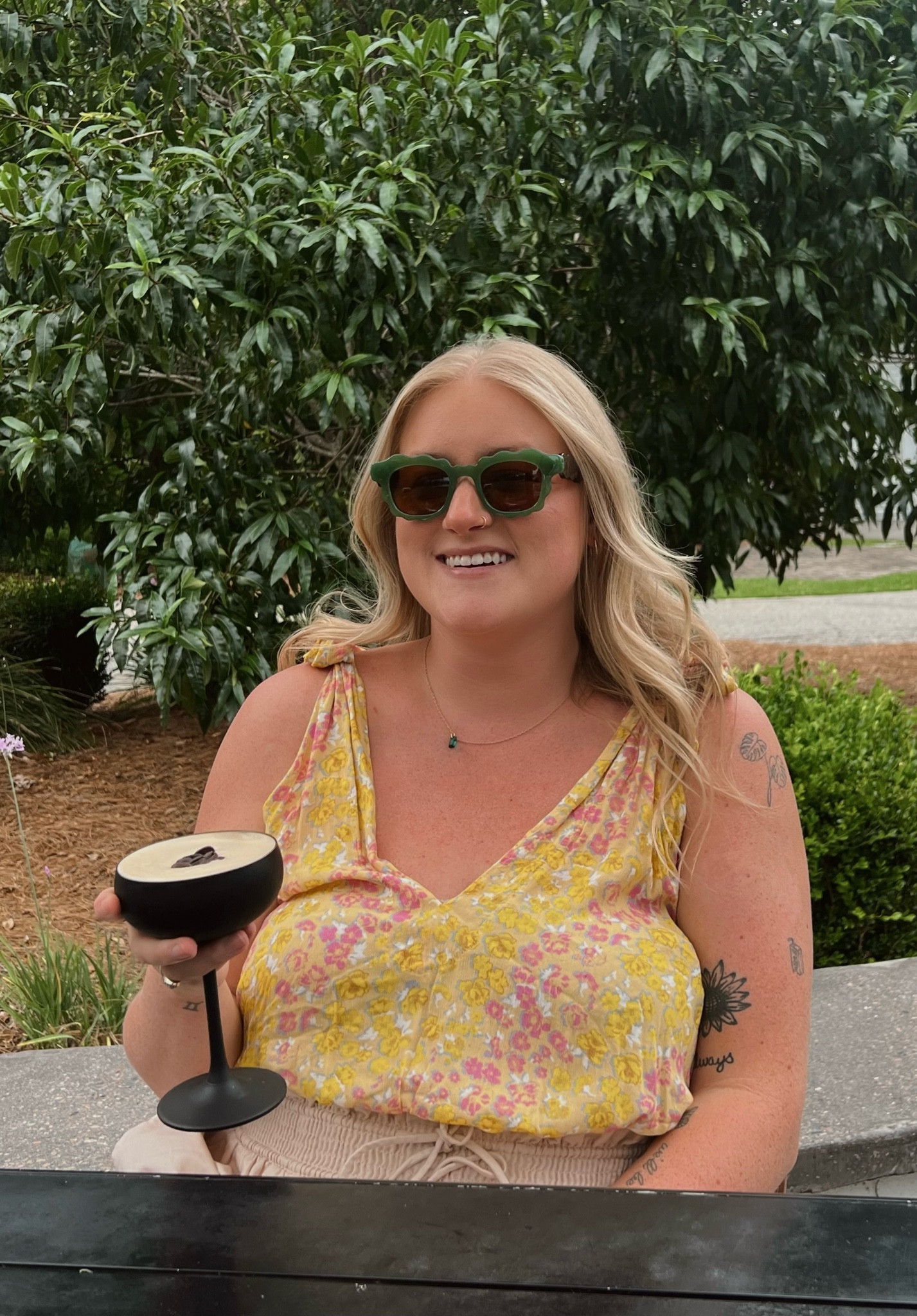 free people bodysuit, scalloped sunglasses, colorful outfit, summer outfit, midsize style 

#LTKStyleTip #LTKFindsUnder50 #LTKMidsize