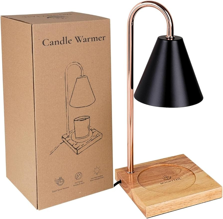 Moonytail Candle Warmer Lamp - Funky Modern Home Decor to Bedroom, Electric Wax Melter, Large Can... | Amazon (US)