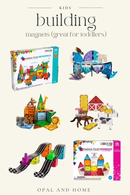 Great gift for a toddler in your life! Our daughter loves building a variety of things with these magnets. Highly recommend! 

#LTKfamily #LTKkids #LTKfindsunder50