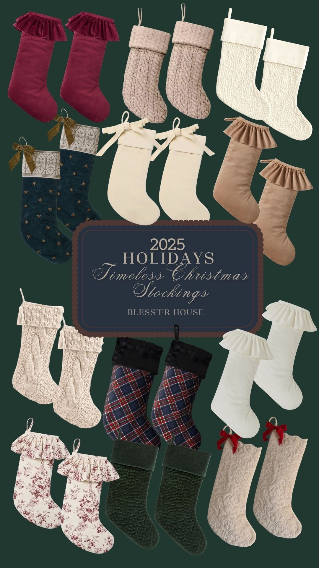 Timeless Christmas Stockings | Cozy Holiday 2025


christmas+stockings timeless+christmas+stockings cozy+holiday+decor classic+christmas+stockings velvet+stockings cable+knit+stockings plaid+stockings farmhouse+stockings ruffled+christmas+stockings neutral+holiday+decor vintage+style+stockings red+and+green+stockings elegant+holiday+decor festive+mantel+decor christmas+mantel+ideas cozy+holiday+style 2025+holiday+decor cottage+christmas+style 

#LTKHoliday