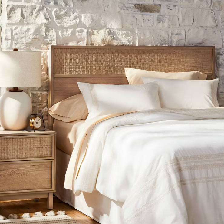 Wood & Cane Transitional Headboard - Hearth & Hand™ with Magnolia | Target