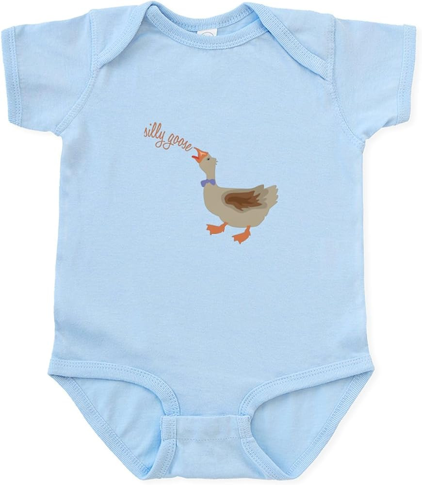 CafePress Silly Goose Body Suit Cute Infant Bodysuit Baby Romper | Amazon (US)