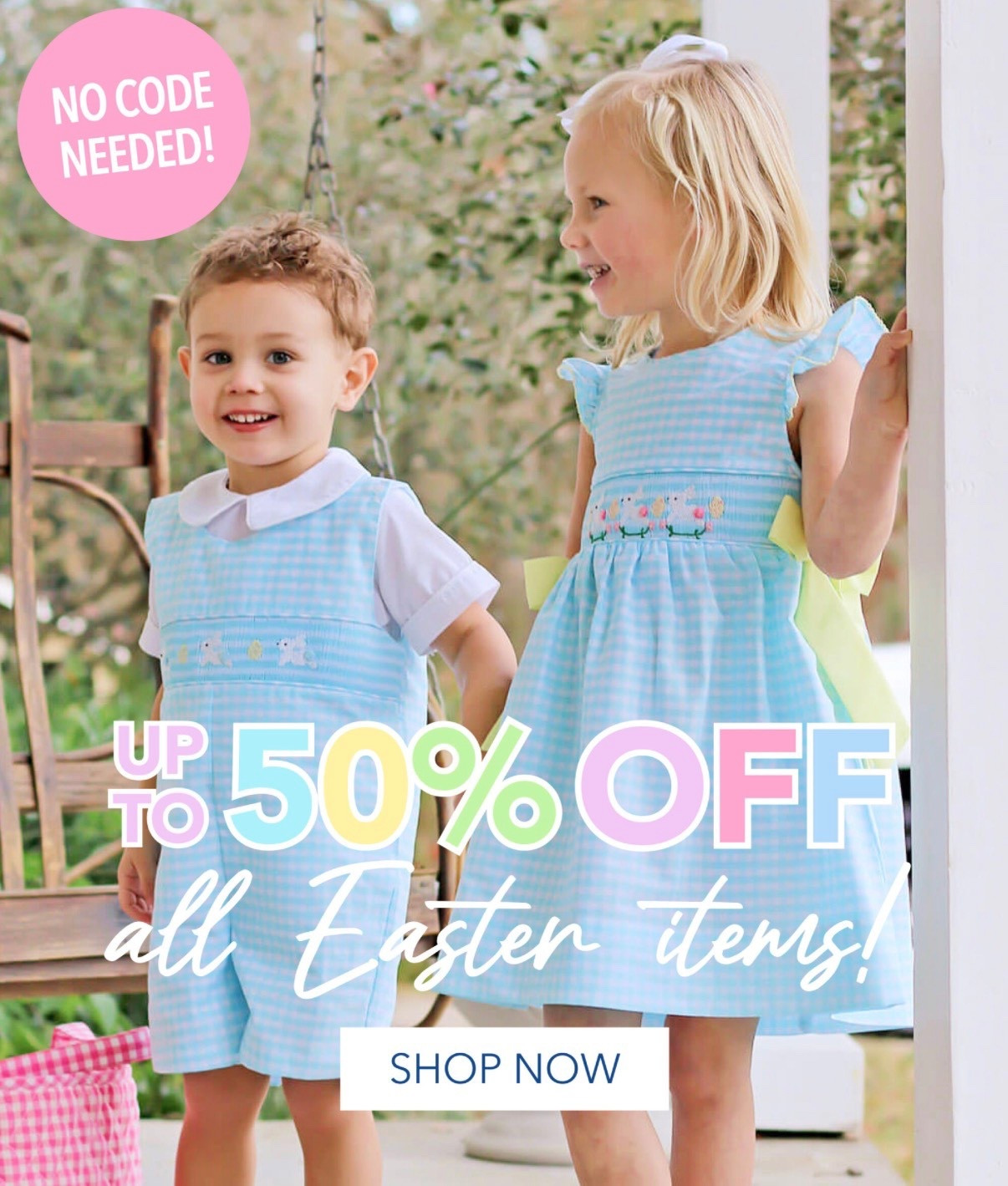 Up to 50% OFF everything Easter! 🐰🐣 This is the best time to grab those Easter outfits before sizes start selling out!

So many cute finds for little ones, from smocked outfits and Easter Sunday looks to egg hunt outfits, spring playwear, pajamas, and more! Everything is so precious and perfect for all the fun spring moments ahead! 🌷✨

This sale is only for a limited time, so don’t wait too long if you have your eye on something! The cutest sizes and styles always go fast! 💛

#spring #springstyle #springoutfits #easter #easterstyle #easteroutfits #easterbunny #springtime #bunny #kids #kid #kidsstyle #kidstyle #kidsclothes #kidsoutfits #toddlers #toddler #toddlerstyle #toddlersstyle #toddlerclothes #toddleroutfits #toddlerfashion #baby #babyclothes #babystyle #babyfashion #boy #boyclothes #boystyle #girl #girlclothes #girlstyle #summer #summerstyle #grandmillenial #grandmillenialstyle #preppy #preppystyle #classic #classicstyle

#LTKSeasonal #LTKKids #LTKSaleAlert