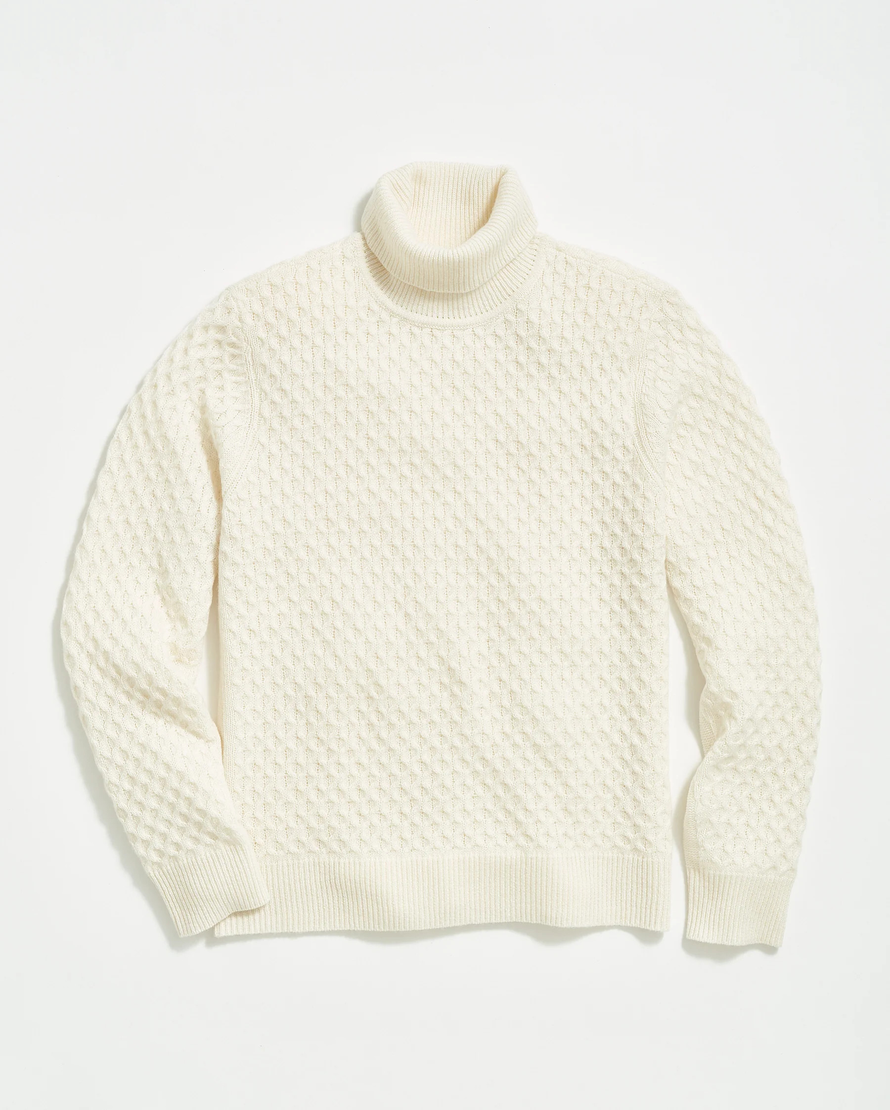 CASHMERE HONEYCOMB TURTLENECK - | Billy Reid Inc.