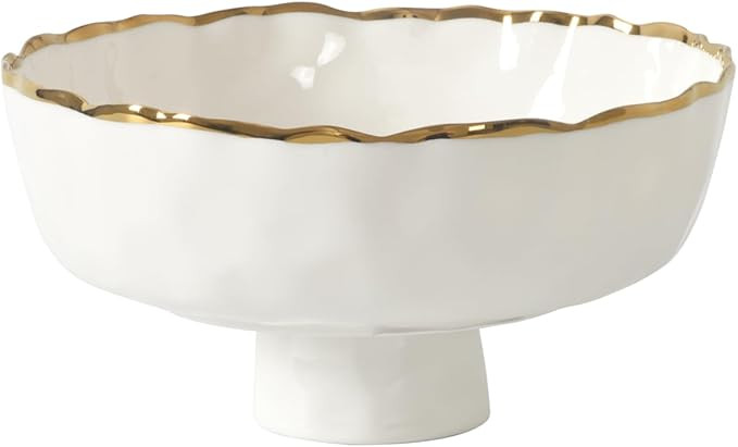 Portofino Small Footed Bowl, 7" x 7" x 3.75" | Amazon (US)