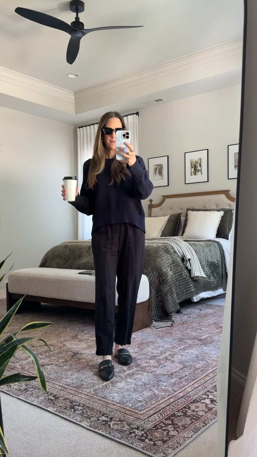 Sunday church outfit, but make it comfortable 🤍 This Quince sweater is one of my all-time favorites for a cool spring morning—the length + drape is so flattering. Pants are an older Target find (linking a similar pair) + easy Amazon mules to finish it off. Quince code: INFG-26LINENANDLIGHTCO10
#churchoutfit #springchurchoutfit #sundaystyle #modestoutfit #capsulewardrobe #neutraloutfit #classicstyle #momoutfit #mulesoutfit

#LTKootd #LTKmomlife