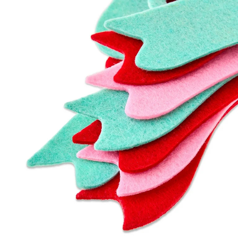 Felt Bow Christmas Garland, Multicolor, 9', by Holiday Time | Walmart (US)