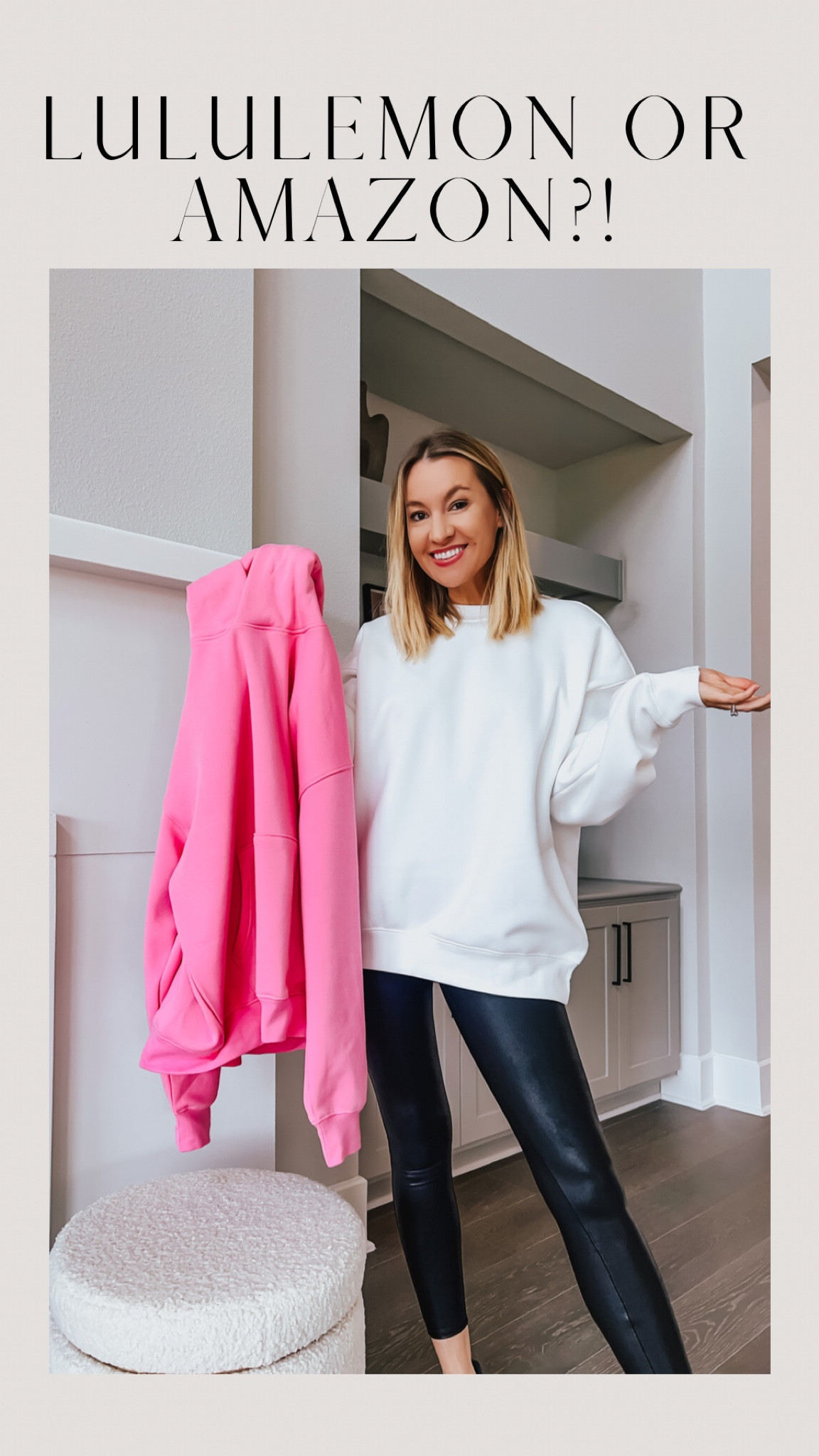 Lululemon look for less crewnecks at Amazon! Leggings fit tts. I size up one or two in the crewnecks for an oversized fit! 

Lee Anne Benjamin 🤍

#LTKstyletip #LTKunder50 #LTKSale