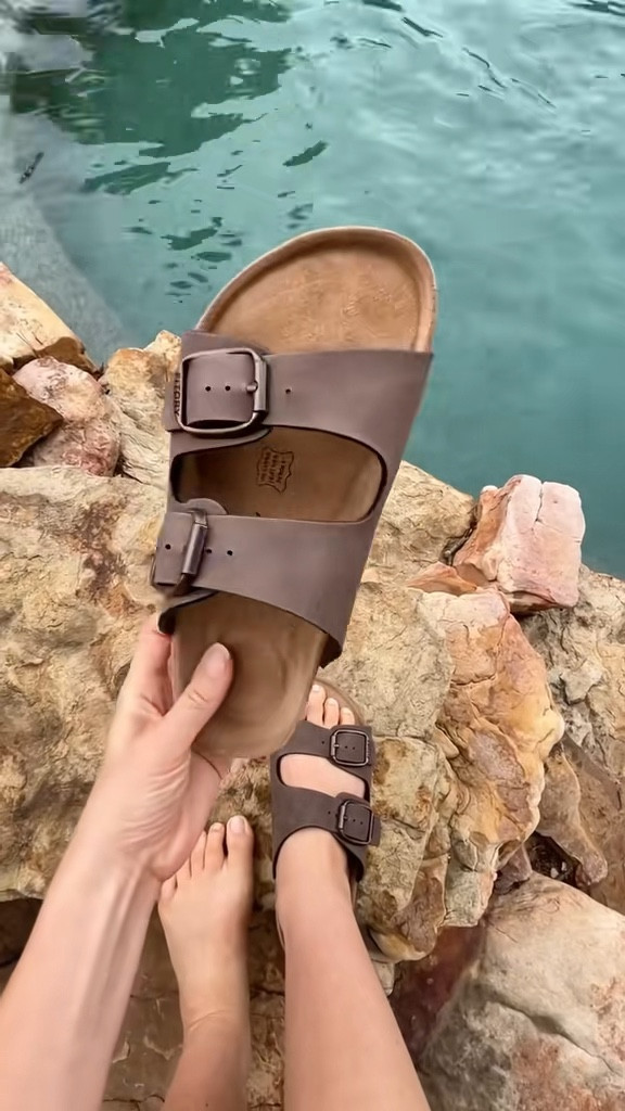 Berks who?! Super cute and comfortable sandals and super affordable! 

#sandals #sliponsandals #fitory #lookforless #leathersandals #summeroutfits 

Slip on buckle sandals, black slip on sandals, fitory leather flat sandals, berks lookalike sandals, cork sandals 

#LTKShoeCrush #LTKSummerEdit #LTKFindsUnder50