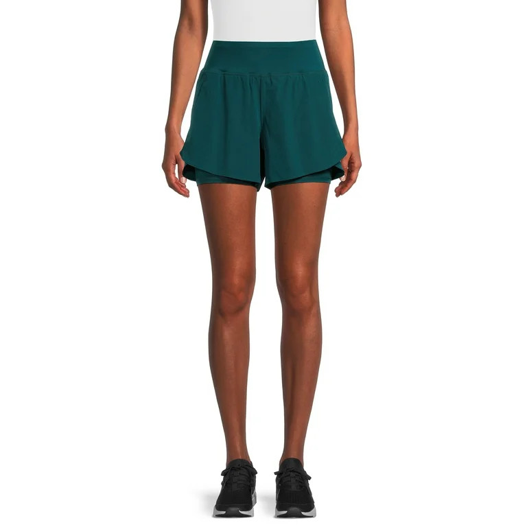 Avia Women's Compression Waist Run Shorts, Sizes XS-XXXL | Walmart (US)