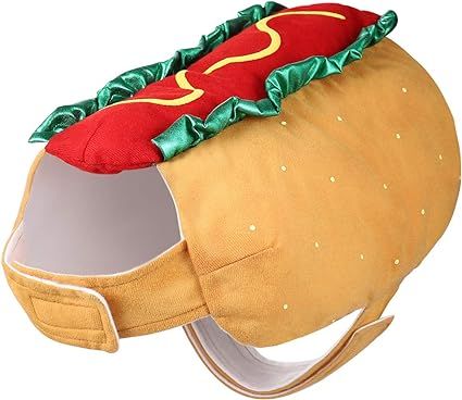 POPETPOP Hot Dog Design Pet Costume, Funny Warm Hoodie for Dogs and Cats, Halloween Christmas App... | Amazon (US)