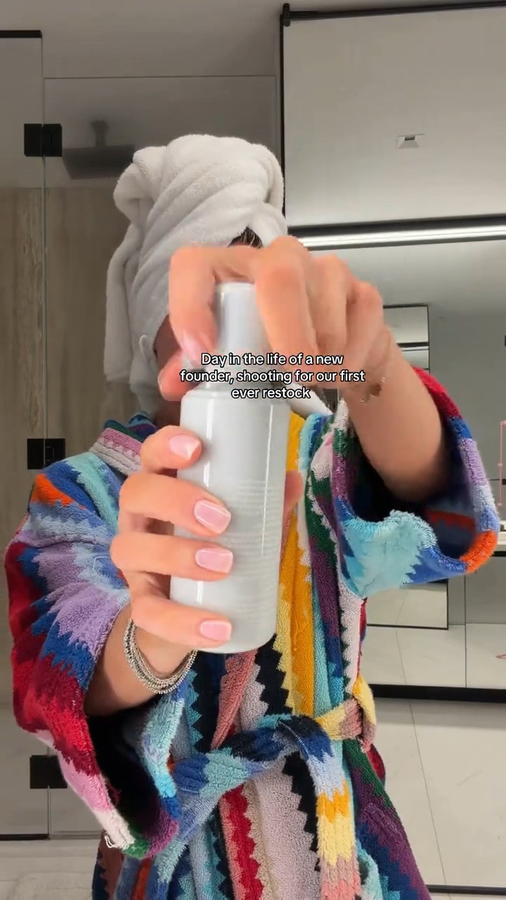 Day in the life of a new founder shooting for our first ever restock!

#LTKBeauty