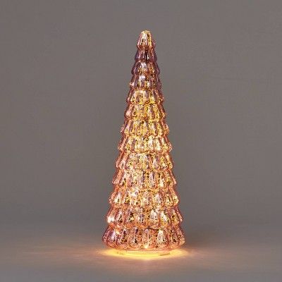 Lit Large Mercury Christmas Tree Decorative Figurine - Wondershop™ | Target