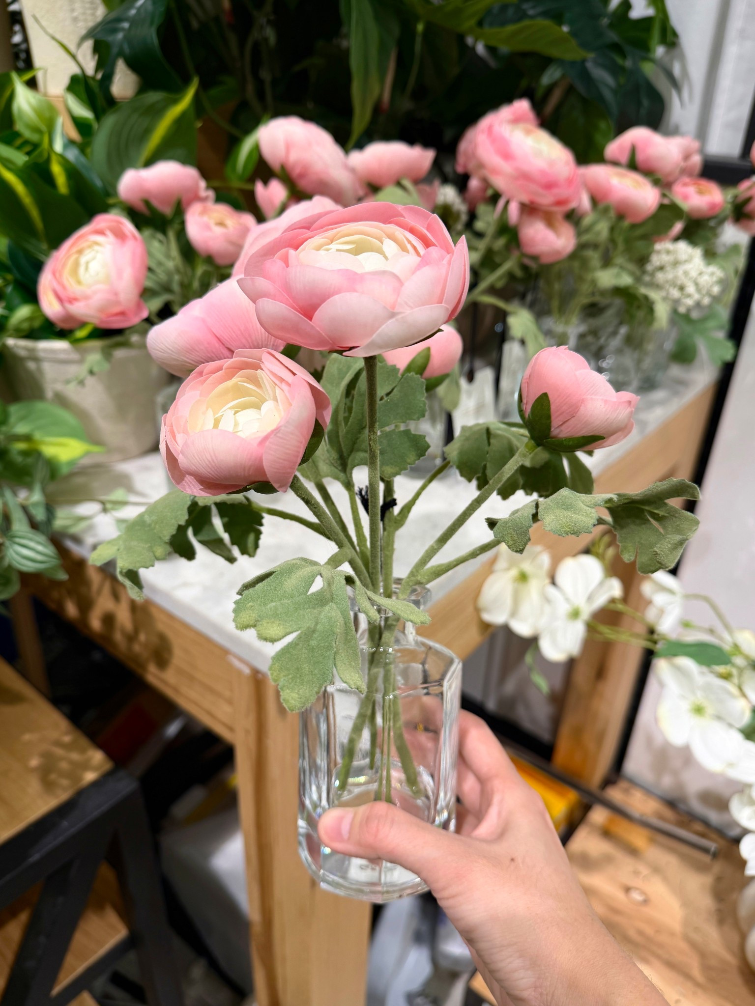 So pretty for spring! 🌸 This 10” Small Ranunculus Artificial Flower Arrangement is a new arrival at Target and looks incredibly realistic. 😍 The soft pink blooms paired with fresh green stems and a simple glass vase make it such an easy, cheerful touch for any tabletop, shelf, or nightstand. No maintenance, all the spring vibe! 🌿 #SpringDecor #FlowerVase #TargetFinds 

#LTKHome #LTKFindsUnder50 #LTKSeasonal
