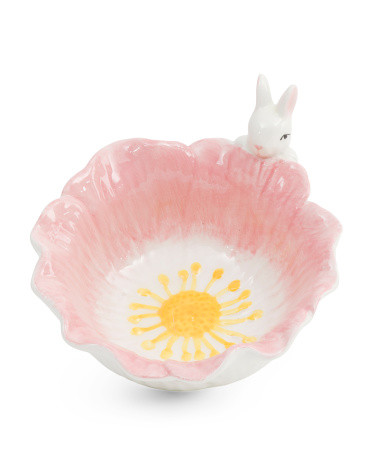 Figural Bunny Flower Bowl | TJ Maxx