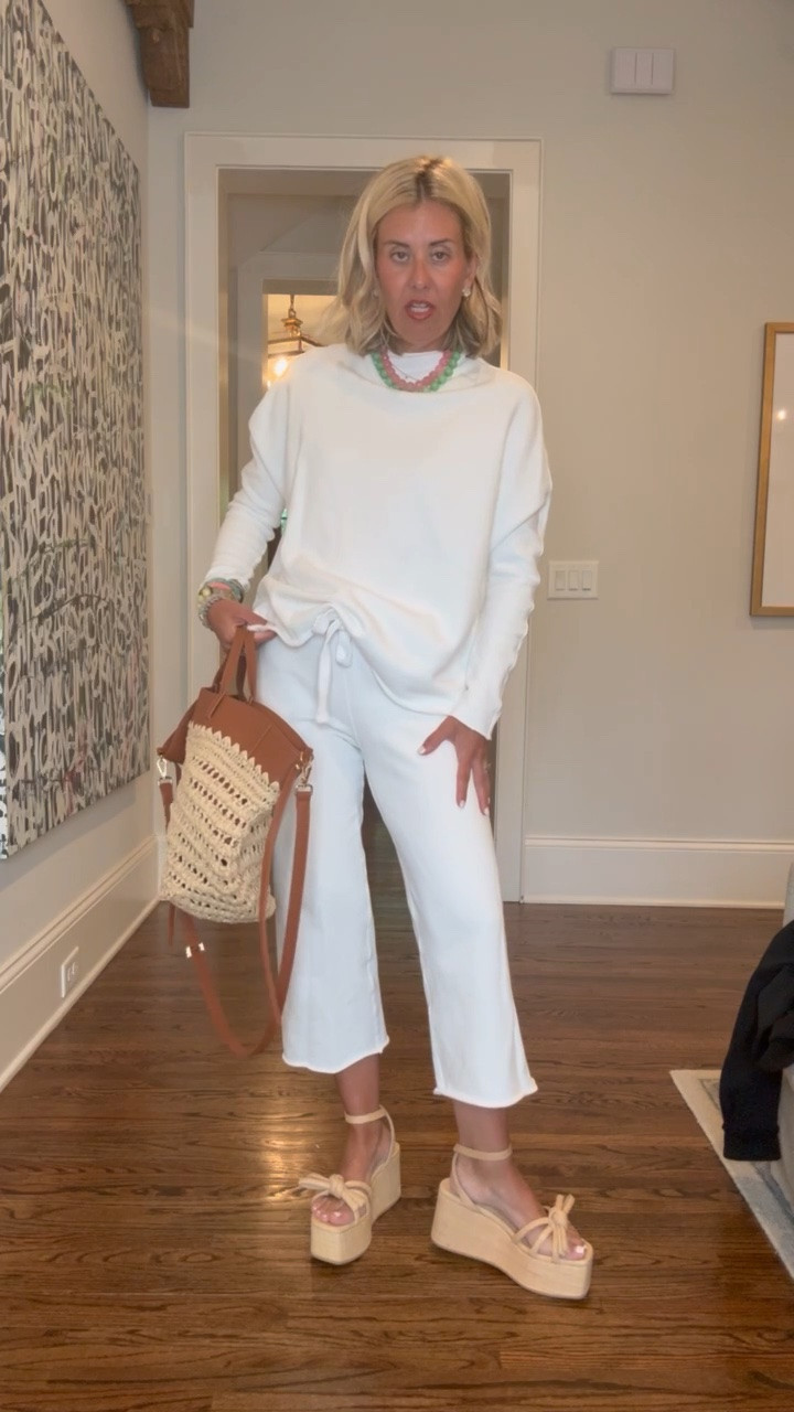 *Code CHEERS for 15% off sitewide at Frank & Eileen!! 
 
Often duplicated never, and I do mean never replicated!!!! I truly don’t think there is another set on the market like these… I mix and match them with each other and with other things. Trust me girls they might be a little bit of a splurge but when you think about price per wear, you can’t pass them up! 

Audrey Top  - xs
Eileen Top - xs 
Effie Top - xs 
Catherine pant - xs (comes in 24” and 29”)
Aspen Set - Audrey top & Catherine 29” pant 
Malibu Set - Effie top &  Catherine 29” pant

#LTKdayinmylife #LTKOver40 #LTKmomlife