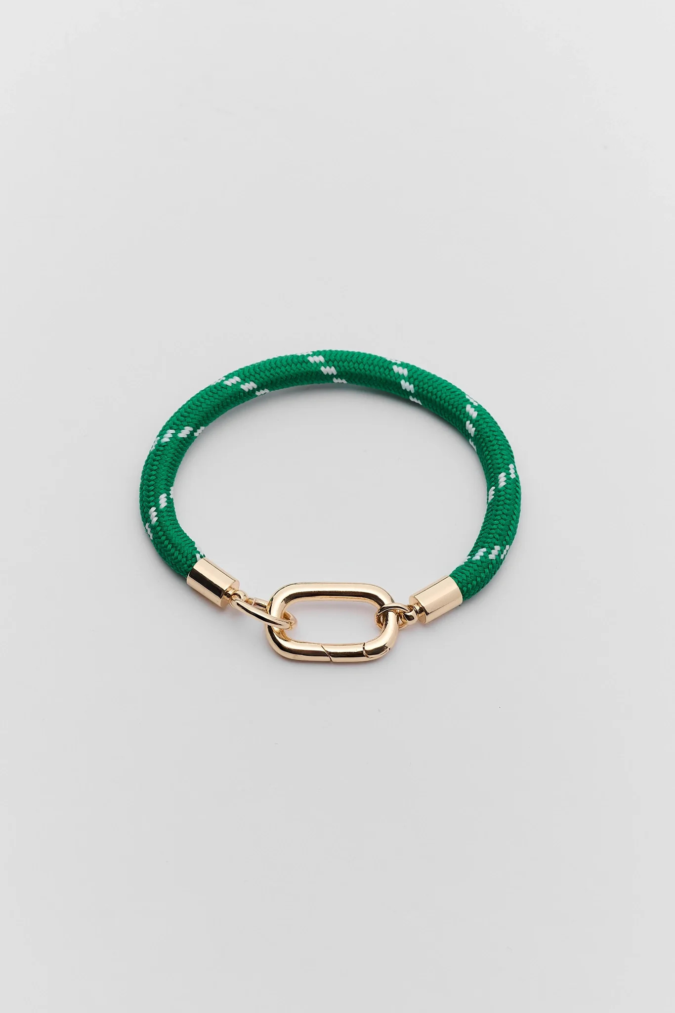 Green Cord Carabiner Bracelet | Avara