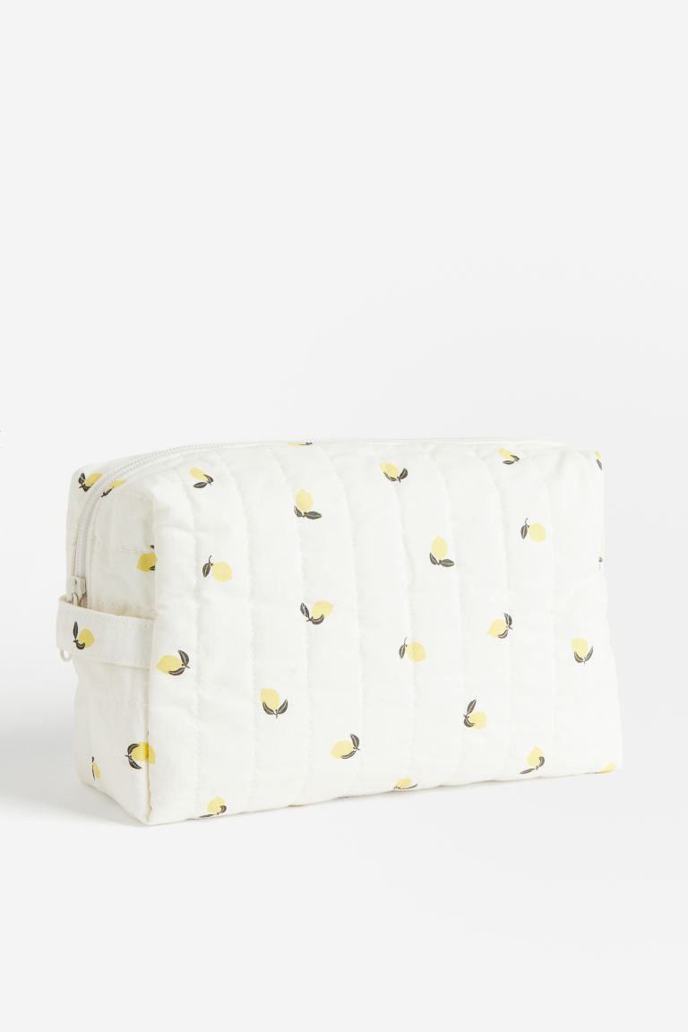 Patterned Diaper Bag - White/lemons - Home All | H&M US | H&M (US + CA)