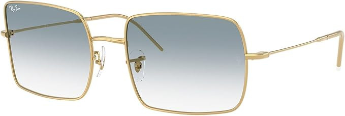 Ray-Ban Sunglasses for Women - 0RBR0104S Square Reversed, with Non-Polarized Lenses and Metal Gla... | Amazon (US)