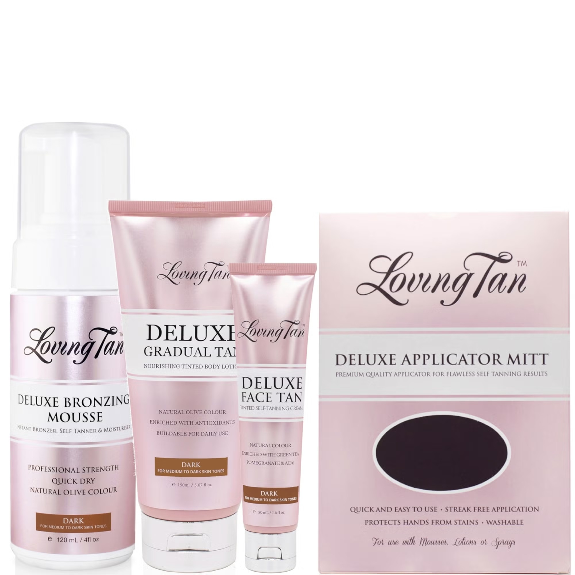 Loving Tan The Signature Set Dark | Look Fantastic (UK)
