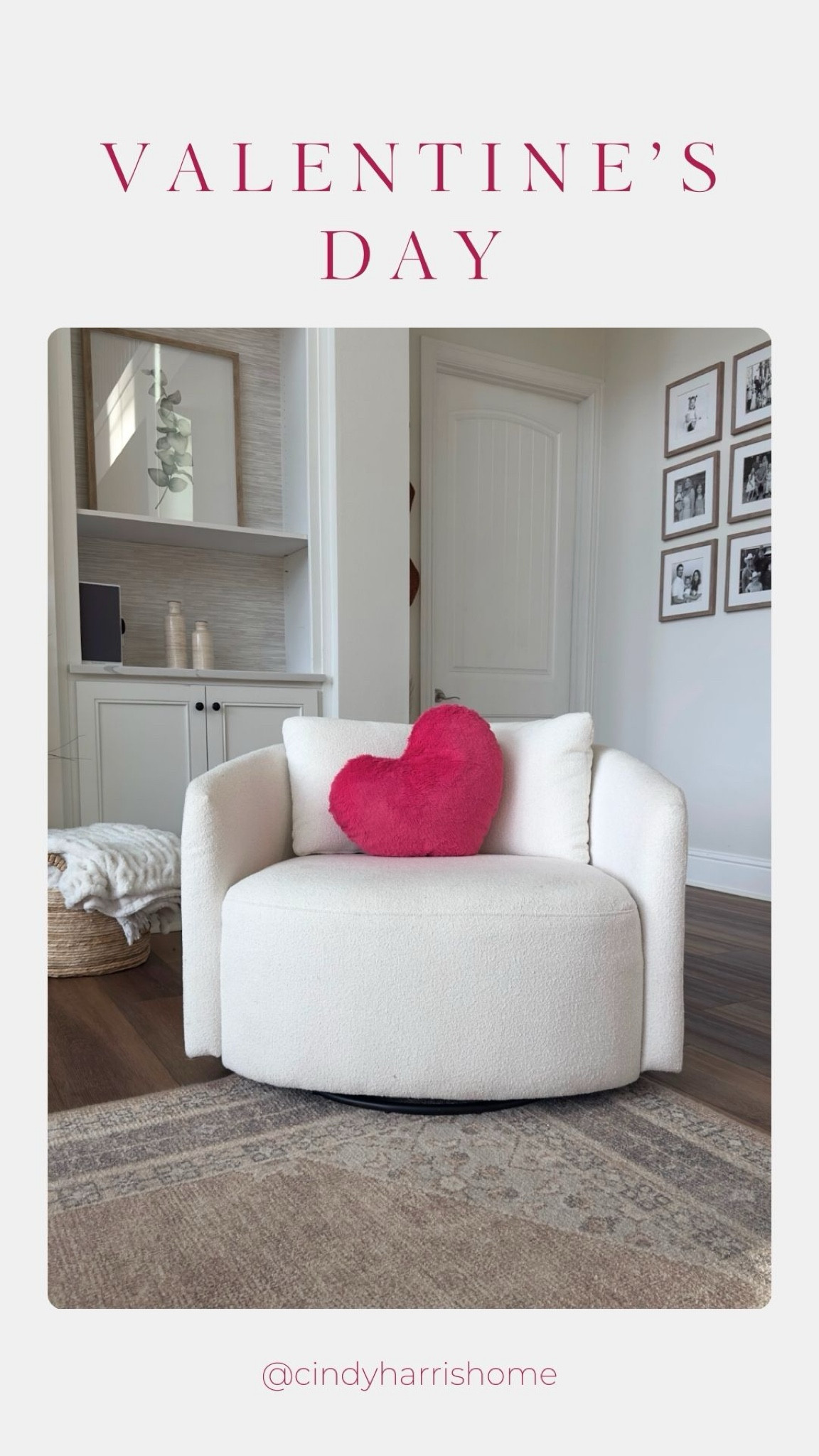 This Target pillow adds the perfect touch to my Drew Barrymore swivel chair! 🩷

#LTKHome #LTKSeasonal