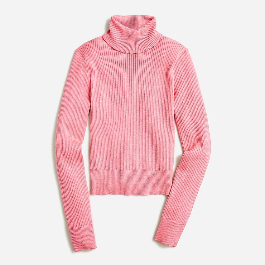 TENCEL™ lyocell-blend ribbed turtleneck sweater | J. Crew US