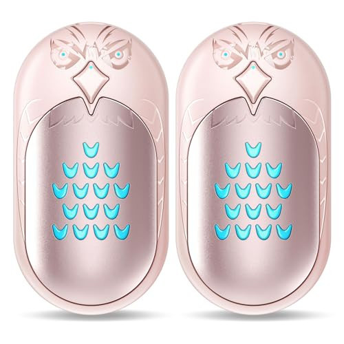 Hand Warmers Rechargeable, 2 Pack 6000mAh Electric Portable Heater, 20 Hrs Long Heating Hot Pockets Hand Warmer, Hunting Gear, Gifts for Women, Men, Raynauds, Camping, Golf, Outdoors (Pink) | Amazon (US)