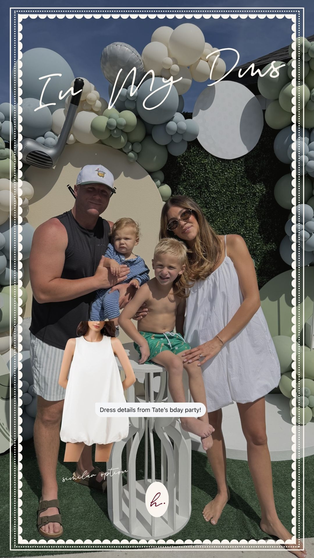 In my DMs! My birthday party dress is sold out, but I found one similar! 

#LTKootd