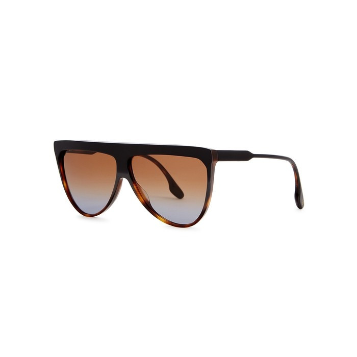 Victoria Beckham Black D-frame Sunglasses | Harvey Nichols (Global)