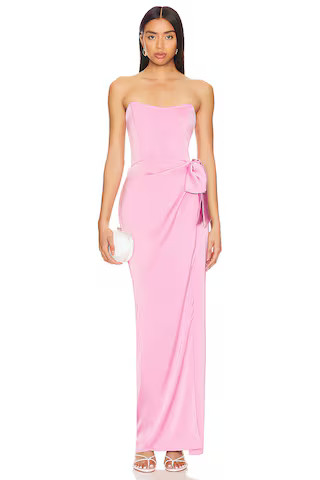 V. Chapman June Gown in Mauve Mist from Revolve.com | Revolve Clothing (Global)
