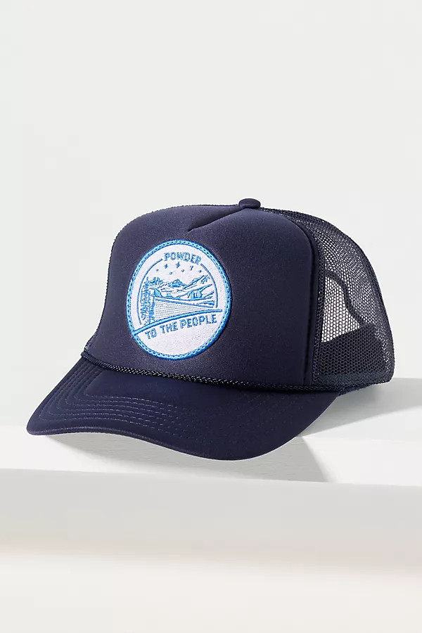 Powder to the People Trucker Hat | Anthropologie (US)