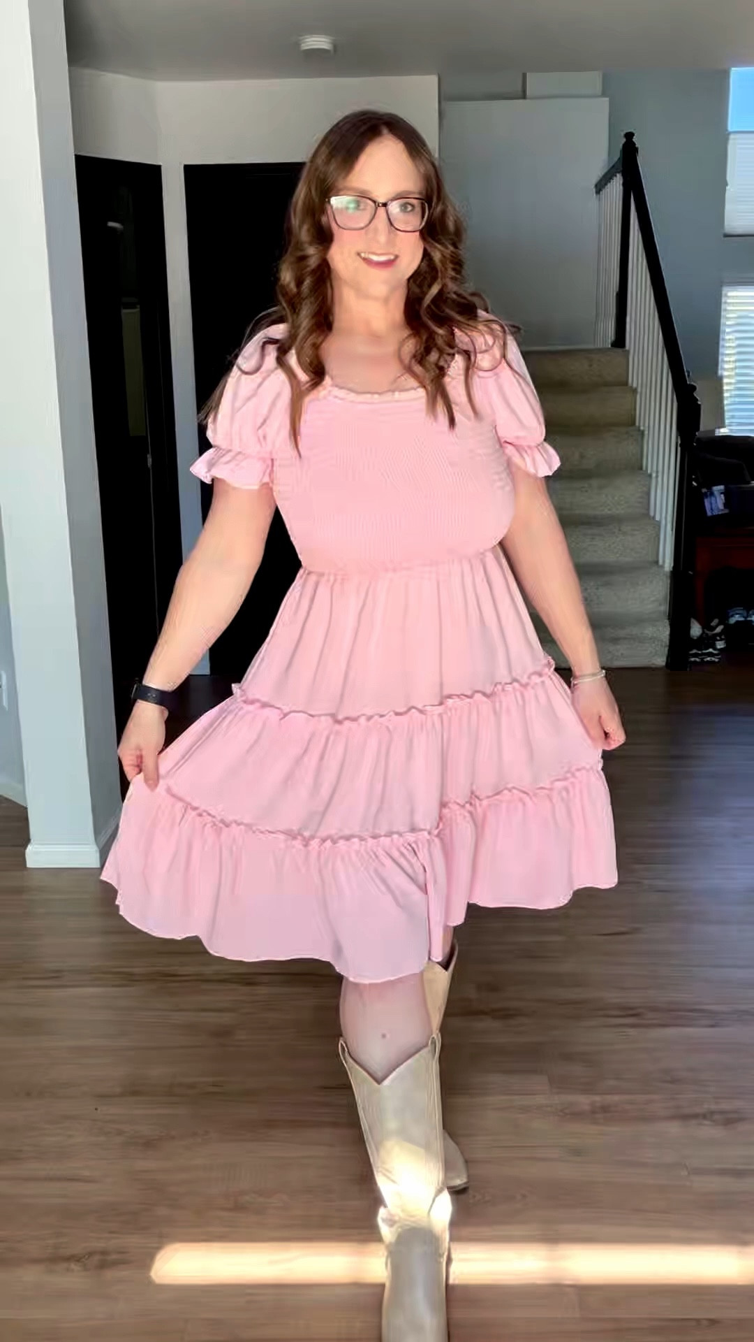 One dress, two ways—are you wearing it on or off the shoulder? 👗✨
Whether you’re heading to a garden party or a weekend brunch, this smocked midi is the ultimate "main character" outfit. It’s light, flowy, and features that perfect ruffle detail that makes every step feel like a runway walk.
Which look is your favorite: classic square neck or the off-the-shoulder vibe? Let me know in the comments!

#LTKPetite #LTKootd #LTKMothersDay