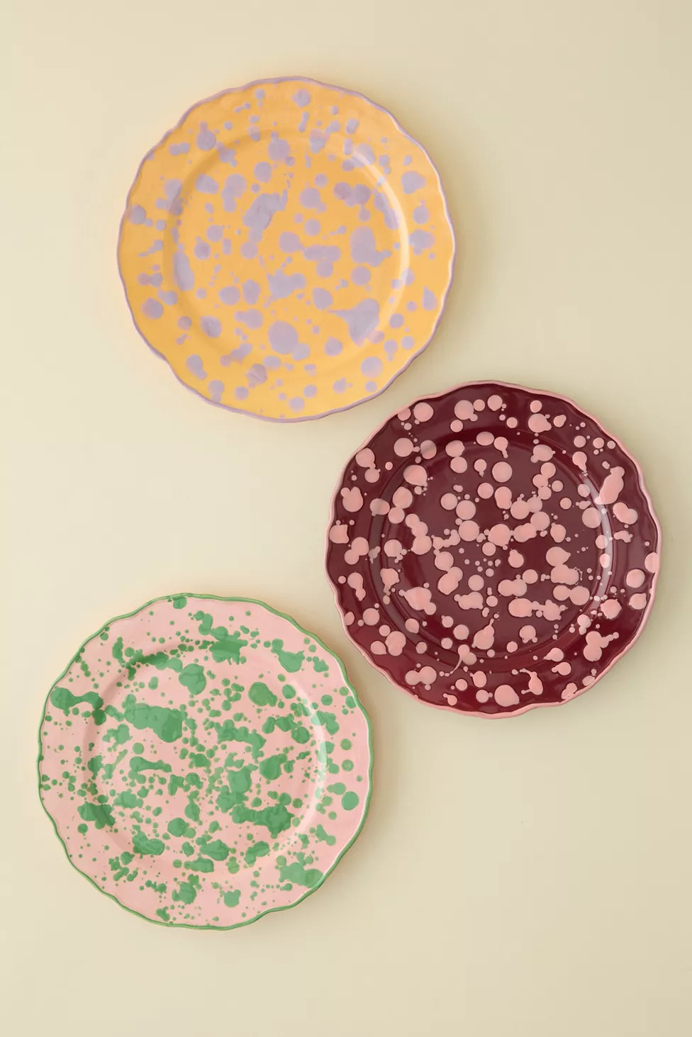 Splatter Paint 10-inch Ceramic Dinner Plate | Urban Outfitters (US and RoW)