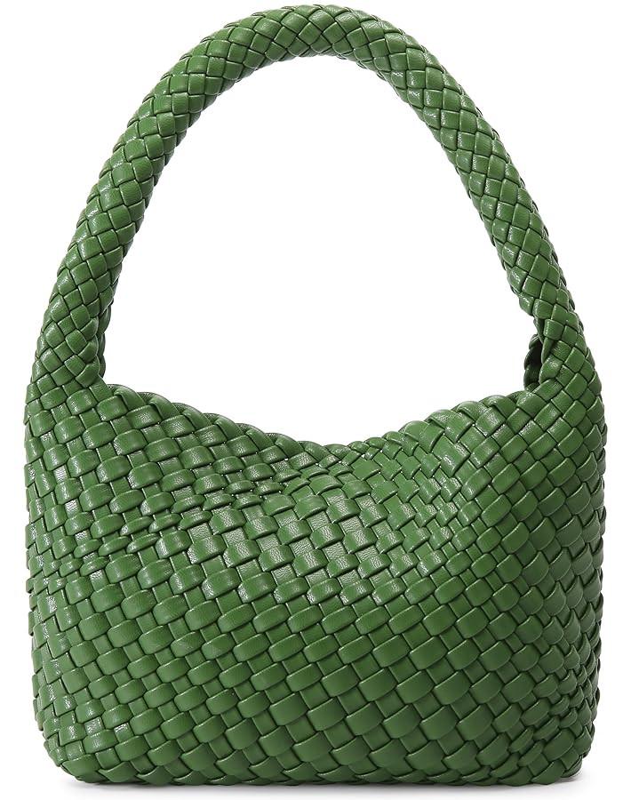 Woven Bag for Women, Small Vegan Leather Summer Beach Purse, and Travel Handbags Ladies' Retro Ch... | Amazon (US)