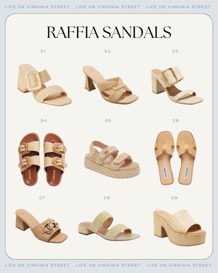 Loving these raffia sandals and shoes finds! So many cute options for spring outfits all the way thru summer!
.
#ltkshoecrush #ltkfindsunder50 #ltkfindsunder100 #ltkstyletip #ltksalealert #ltktravel #ltkswim #ltkworkwear #ltkover40 #ltkmidsize #ltkseasonal

#LTKsalealert #LTKSeasonal #LTKshoecrush