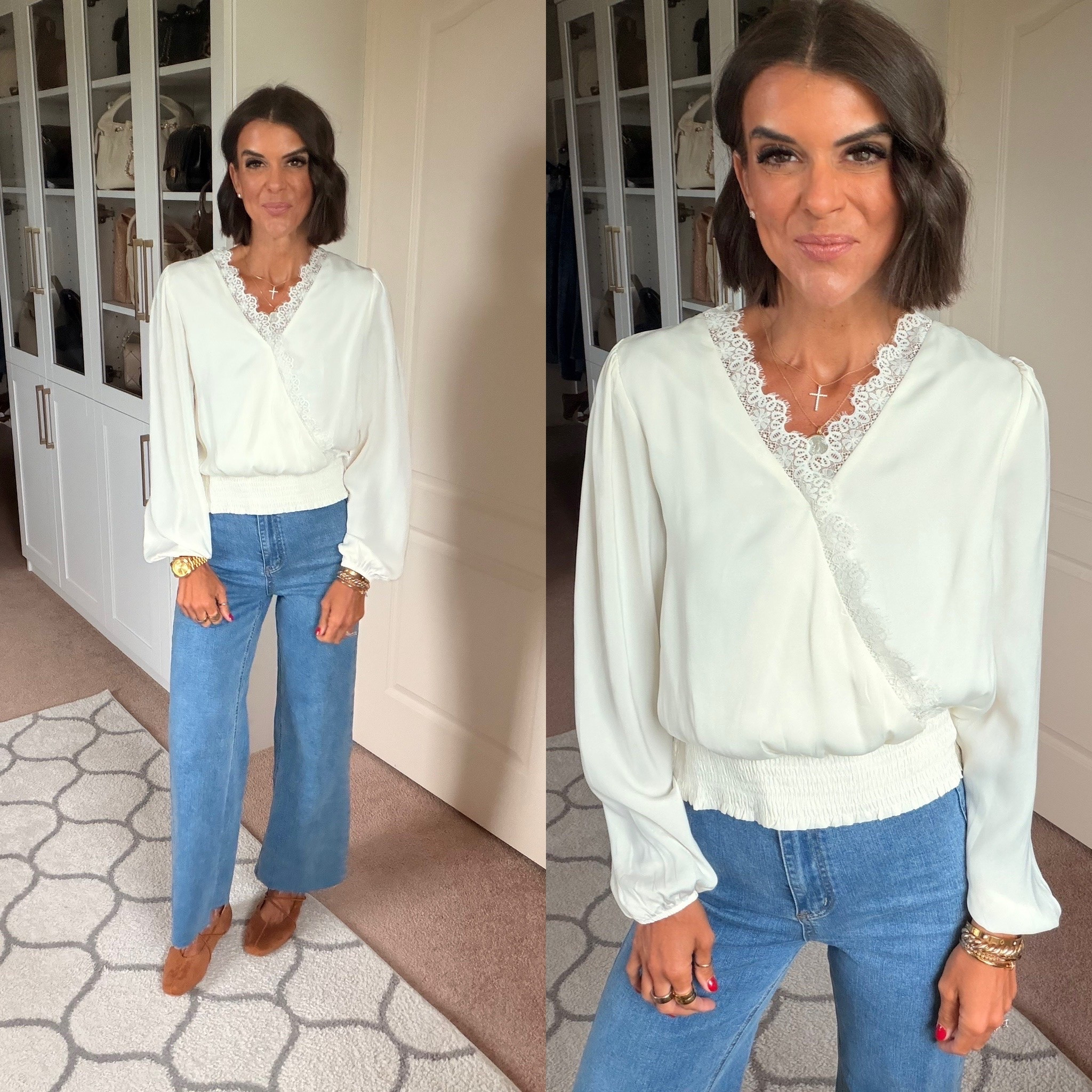 Size small in top xs in jeans

#LTKgrwm #LTKmomlife #LTKootd