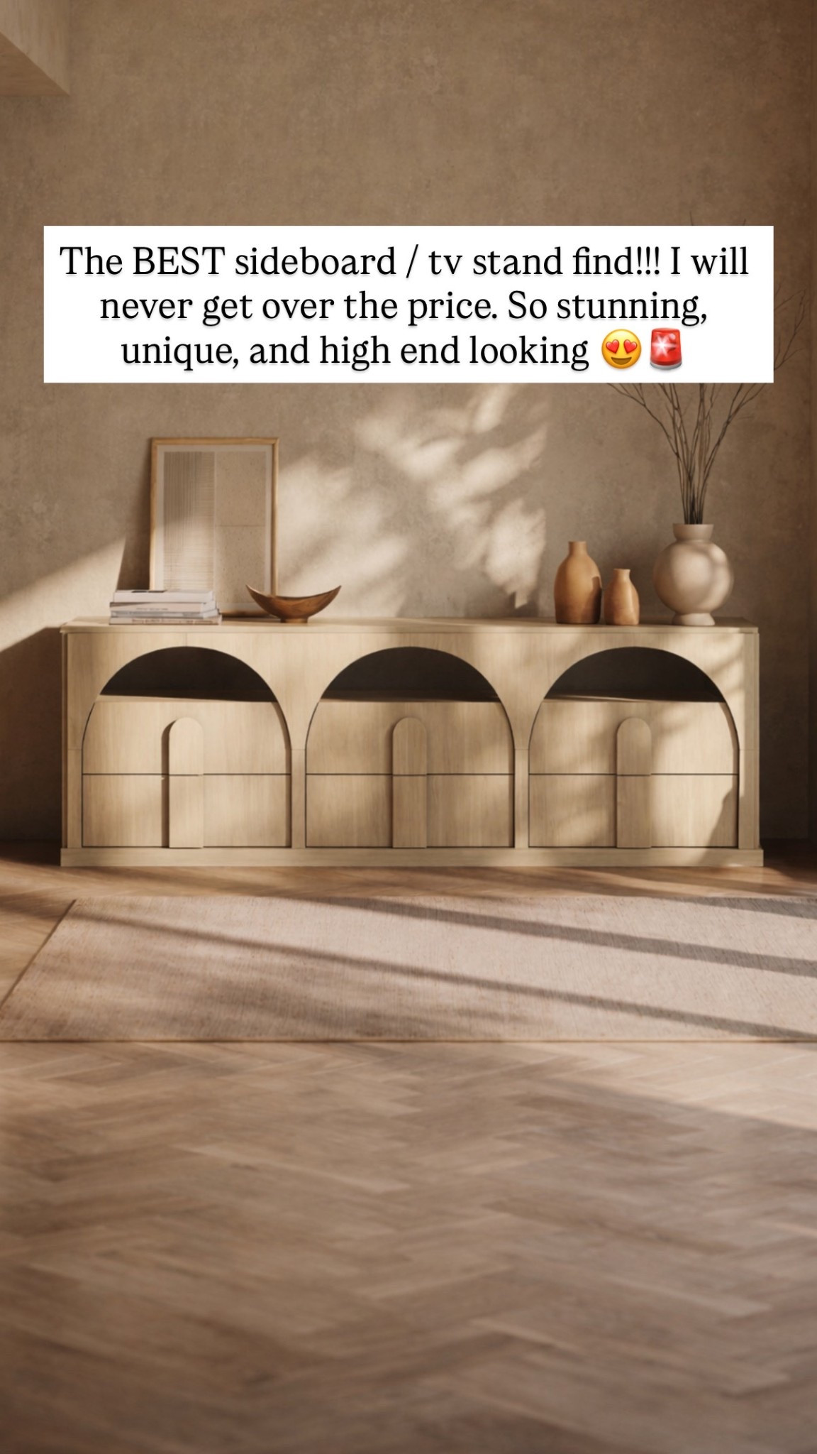 The BEST sideboard / tv stand find!!! I will never get over the price. So stunning, unique, and high end looking 😍🚨

#LTKHome #LTKSaleAlert