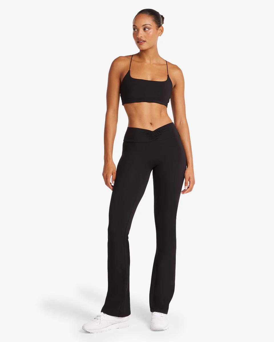 Ruched Yoga Pant | Black | Crop Shop Boutique AU