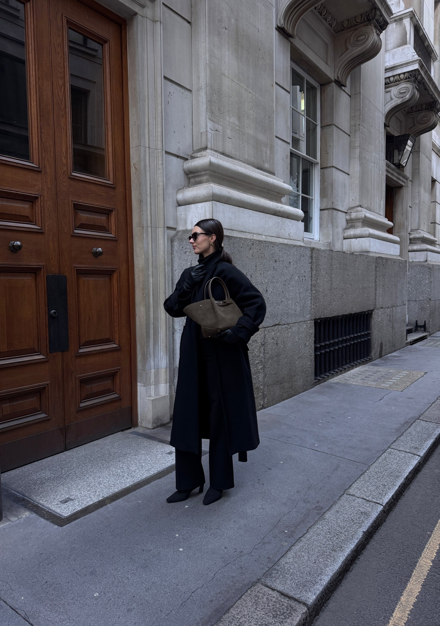 Black wool coat and suede bag

#LTKwinter #LTKeurope #LTKuk
