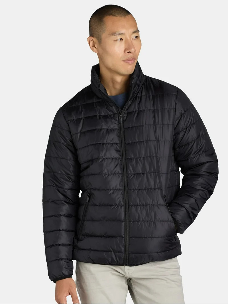 Big Chill Men’s Midweight Quilted Puffer Jacket, Sizes M-XXL | Walmart (US)
