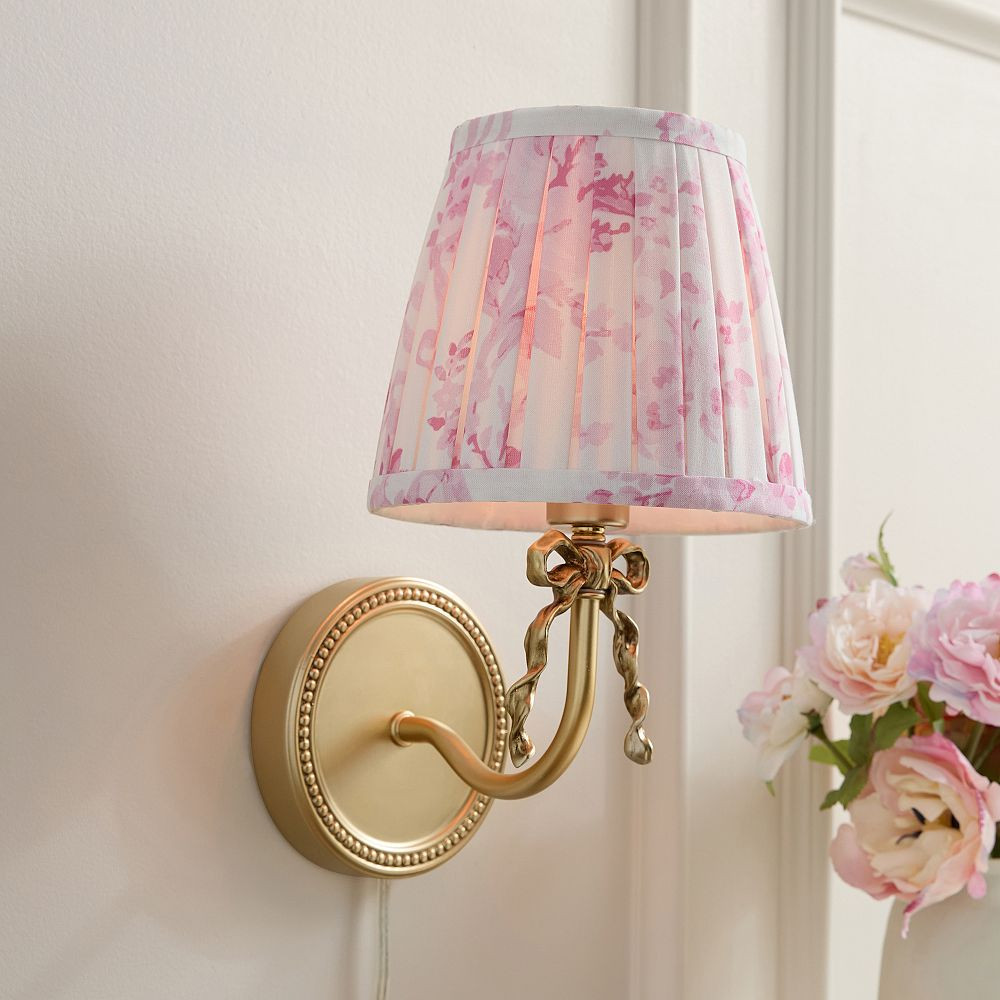 LoveShackFancy Bow Plug-In Sconce (11.75") | Pottery Barn Teen