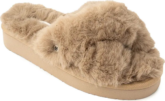 Minnetonka Teddy 3 Faux Fur Slipper (Women) | Nordstrom | Nordstrom
